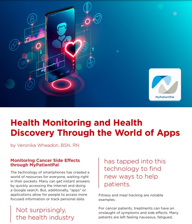 Health Monitoring and Health Discovery Through the World of&nbsp;Apps